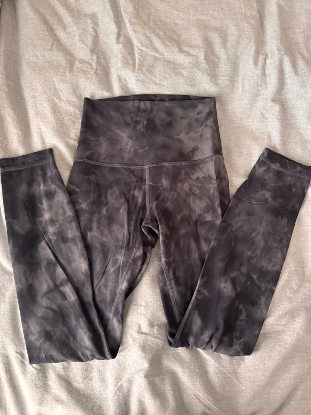 Lululemon align High-Waist Tie-Dye Leggings 25” - Black/Grey - 2